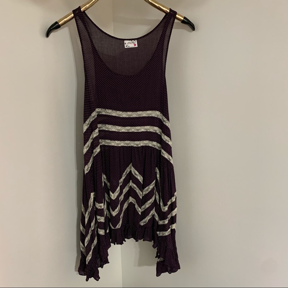 Free People Voile and Lace Trapeze Slip Dress - Picture 2 of 8